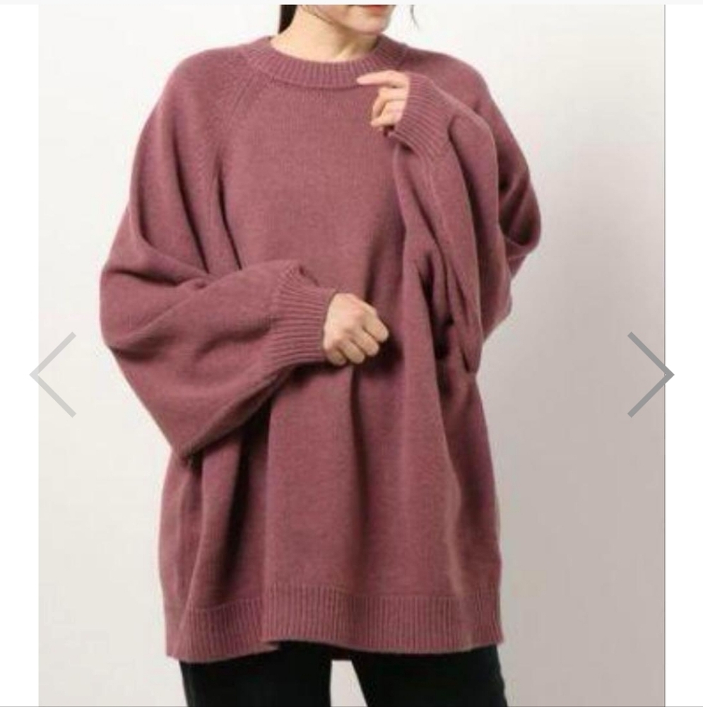 Mr Mittens Cashmere Blend Maxi Sweater - Dusty Rose